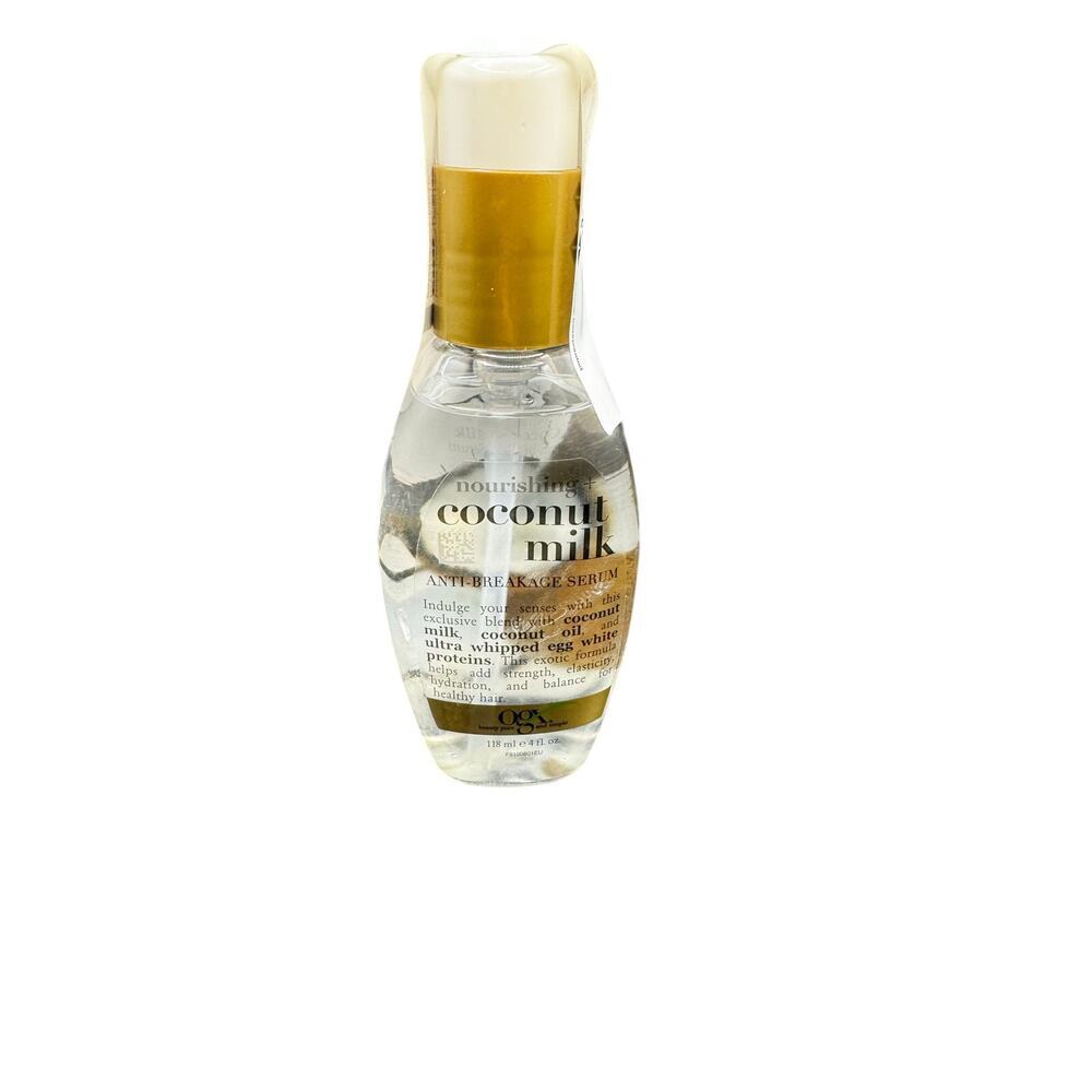NWT ogx Nourishing Coconut Milk Anti Breakage Serum FULL SIZE 4oz